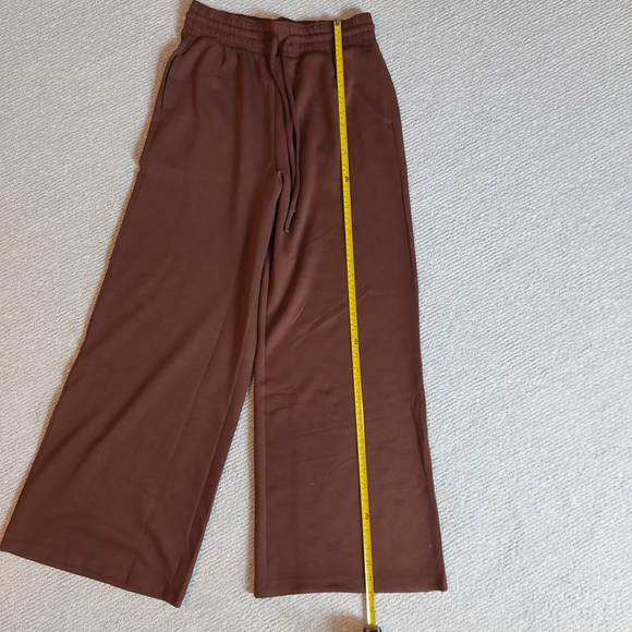 Zenana Chocolate Brown Wide Leg Lounge Set - Picture 11 of 12